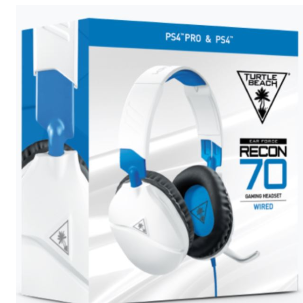 Recon 70p White Ps4 Turtle Beach 1033321 731855034550