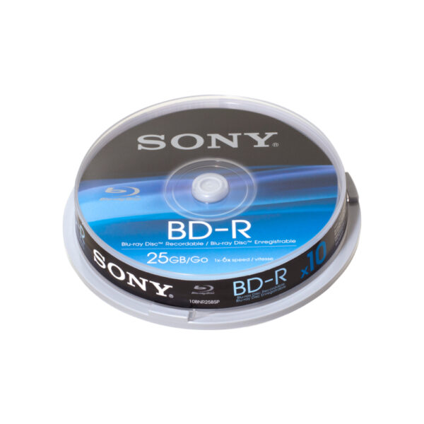 Blu Ray Disc 10 Pezzi 25gb Sony Rme Retail Media 10bnr25sp 4905524770322