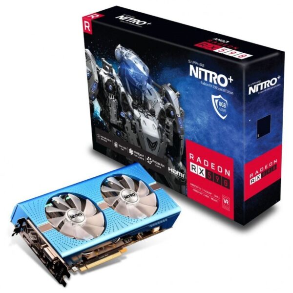 Radeon Rx 590 8g Gddr5 Nitro Sapphire Technology 11289 01 20g 4895106286276