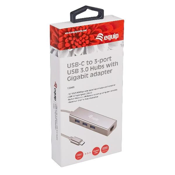 Usb C To 3 Port Usb 3 0 Hubs Conceptronic 133481 4015867225677