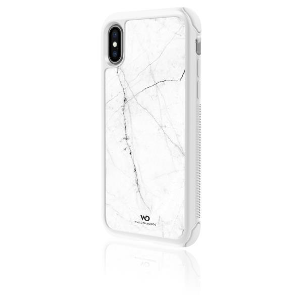 Marble Cover White Blk Iphone Xs X White Diamonds 1370tmc47 4260460958808