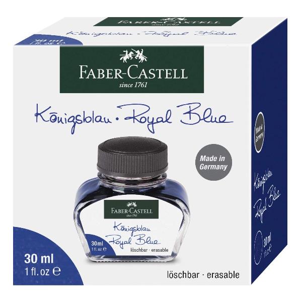 Boccetta Inchiostro 30ml Blu Royal Faber Castell 149839 4005401498391
