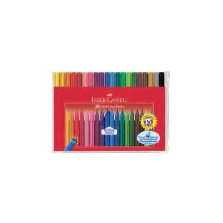 Pennarelli Grip Colour Marker Faber Castell 155320 4005401553205