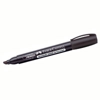 Marker Faber Permanente 54 Punta Scalpello Nero Faber Castell 157999 7754111654302