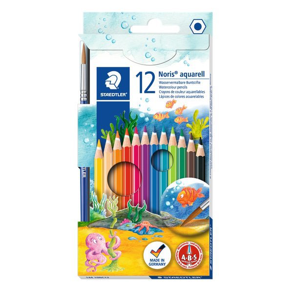 Pastelli Noris Aquarell Ass Staedtler 144 10nc12 4007817144268