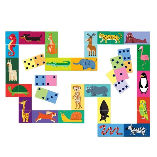 Domino Numeri e Animali Clementoni 16121a 8005125161218