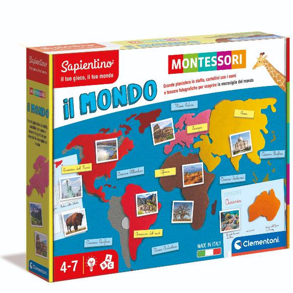 Montessori Il Mondo Clementoni 16371a 8005125163717