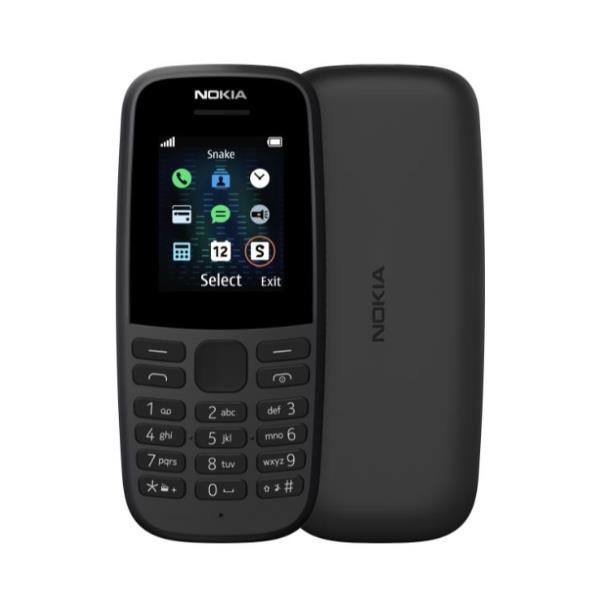 Nokia 105 2019 Black Nokia 16kigb01a08 6438409036599