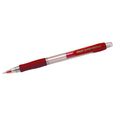 Penna Pilot Supergrip F 0,7 rossa