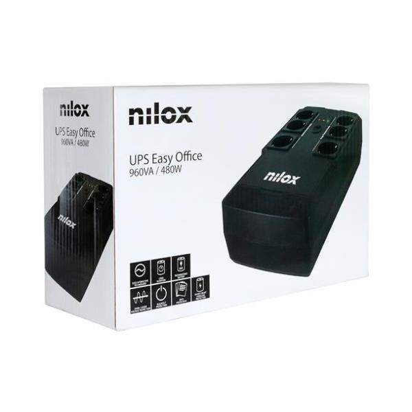 Ups Easy Office 720va 360w Nilox 17nx010027001 8059616334940