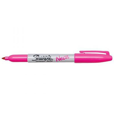 Marker Sharpie Fine Punta Tonda Fluo Rosa Paper Mate 1888992 3501178811322