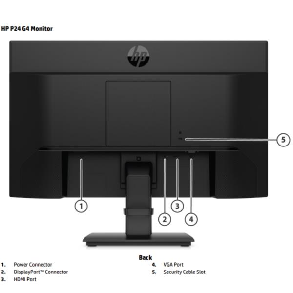 Hp P24 G4 23 8 Monitor Hp Inc 1a7e5at Abb 195122231293