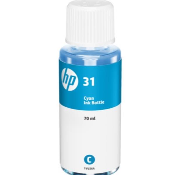 Hp 31 Cyan Ink Bottle Hp Inc 1vu26ae 191628349487