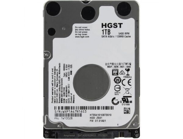 Travelstar Z5k1 1tb Hgst Int Hdd Mobile Consumer 1w10028 8717306638746