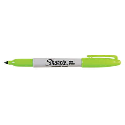 Marker Sharpie fine punta tonda lime