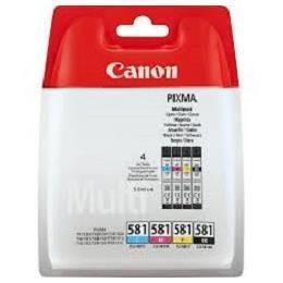 Ink Cli 581xl Bk C M Y W o Sec Canon Supplies Ink Hv 2052c004 8714574652054