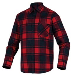 Camicia da Lavoro Ruby in Flanella di Cotone Tg Xl Rosso Nero Cod Rubyroxg 3295249249748