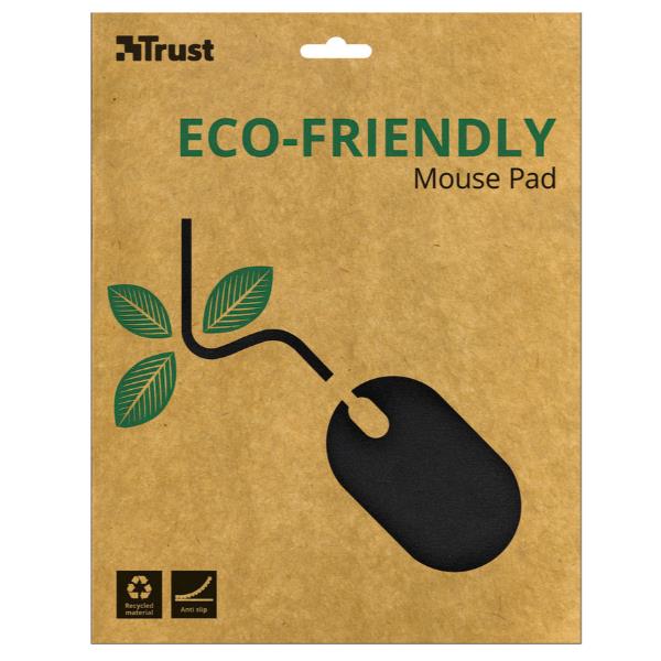 Eco Friendly Mouse Pad Black Trust 21051 8713439210514