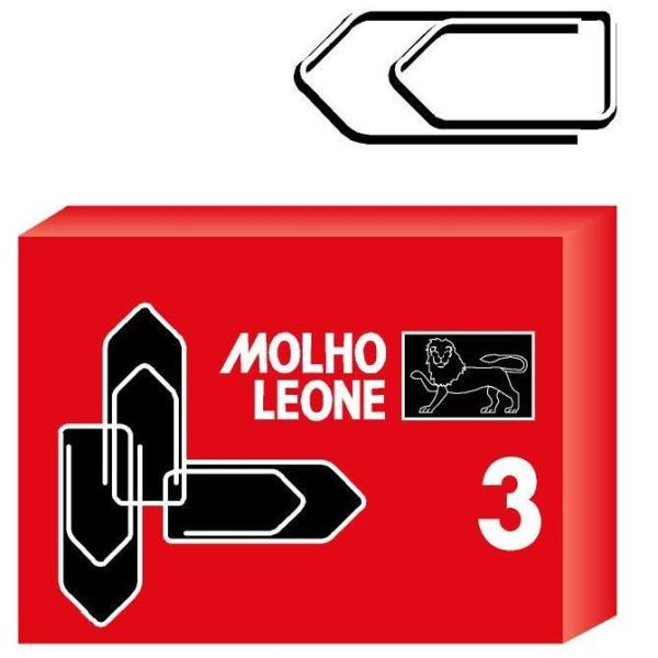 X100fermagli Zincati Nr3 Molho Leone 21113