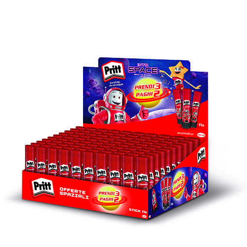 Display Promo 100pz Pritt 11gr Pritt 2348624 8004630920686