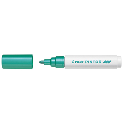 Marker Pintor Medio Verde Metallico Pilot 2379 4902505542114