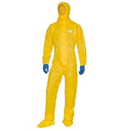 Tuta di Protez da Rischio Chimico Dt300 Tg L Giallo Deltachem Cod Dt300gt 3295249192907