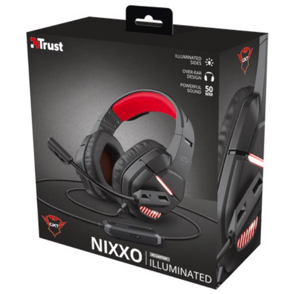 Gxt448 Nixxo Illuminated Headset Trust 24030trs 8713439240306