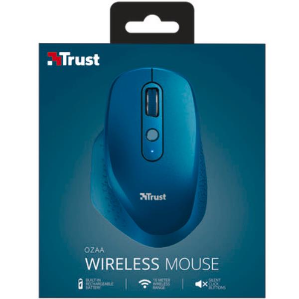 Ozaa Rechargeable S Mouse Blue Trust 24034 8713439240344