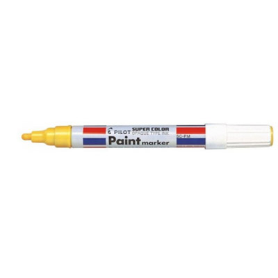 Marker Pilot Paint Marker Sc Pm Punta Tonda Giallo Pilot 2463 4902505041129