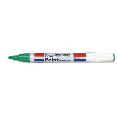 Marker Pilot Paint Marker Sc Pm Punta Tonda Verde Pilot 2464 4902505041082