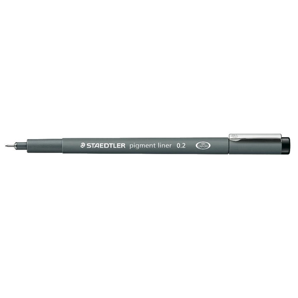 Pennarello Pigment Liner 308 Nero 0 2mm Staedtler 308029 4007817327081