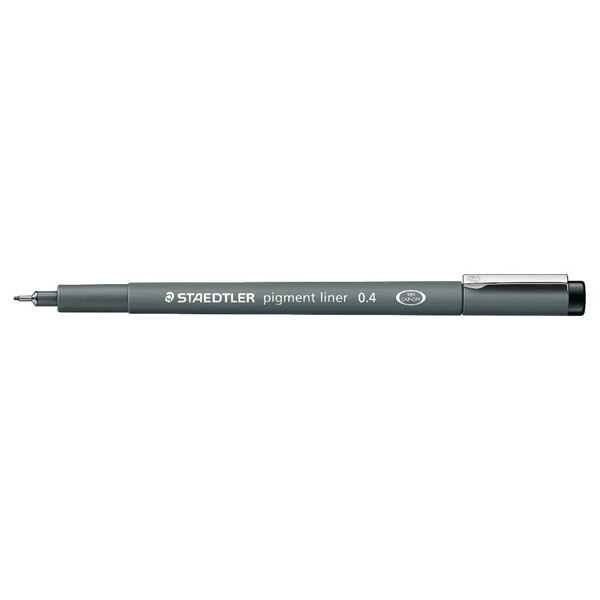 Pennarello Pigment Liner 308 Nero 0 4mm Staedtler 308049 4007817327098