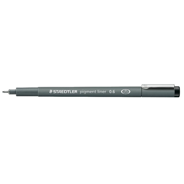 Pennarello Pigment Liner 308 Nero 0 6mm Staedtler 308069 4007817308363