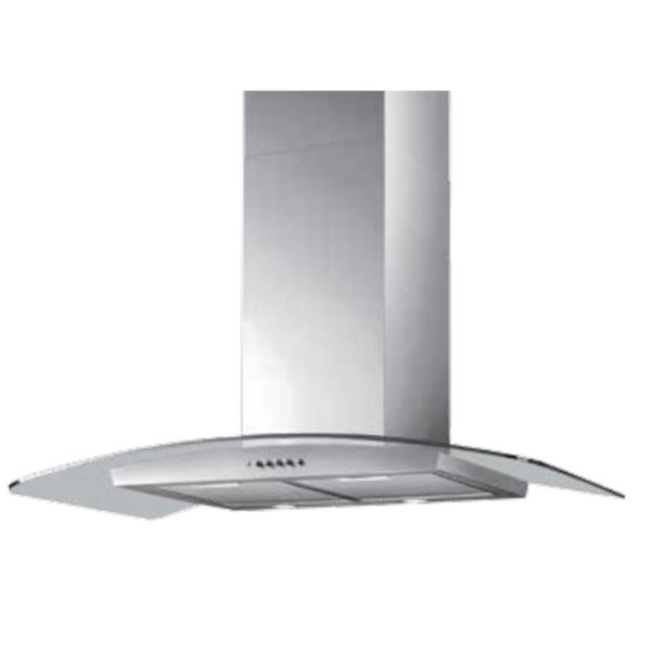 Cappa V2 Cristal a 90cm Vetro Curvo Fabita 26778 8033211267780