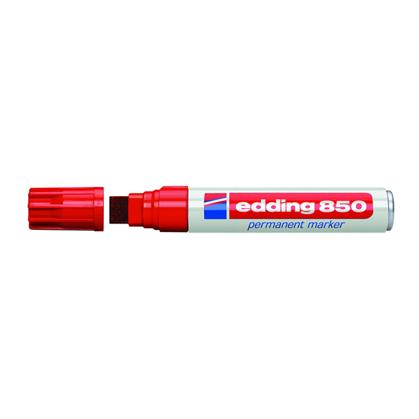 Marcatore Edding 850 Rosso Ps 5 16mm Permanente e 850 002 4004764054312