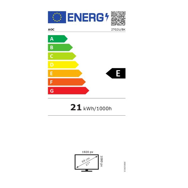 27 Gaming 16 9 Ips 144hz Aoc 27g2u Bk 4038986186964