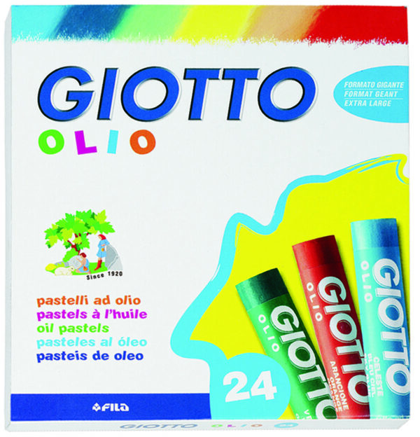 Astuccio 24 Pastelli Giotto Olio 293100 8000825265402