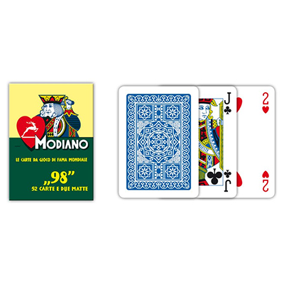 Carte Poker 98 Blu Modiano Pz 54 Modiano 300250 8003080002508