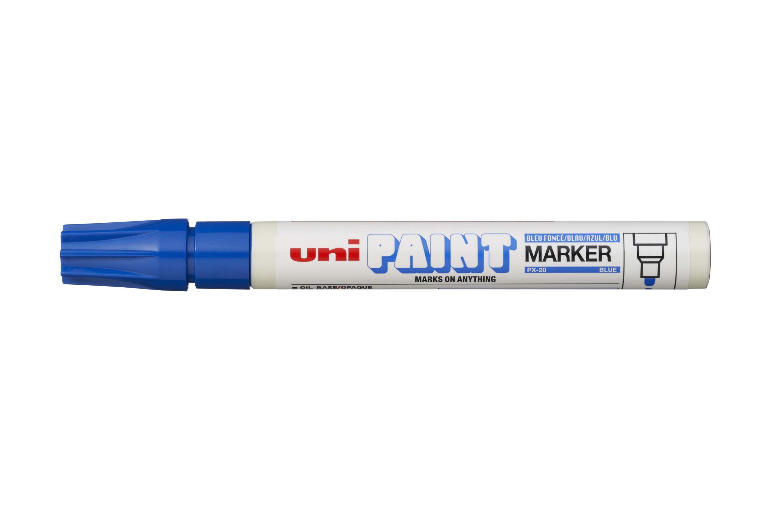 Marcatore Uni Paint Px20 Punta Conica 2 8mm Blu Uni Mitsubishi M Px20 B 4902778912317