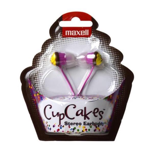 Cupcake Earphones Pink Maxell 303594 4902580760168