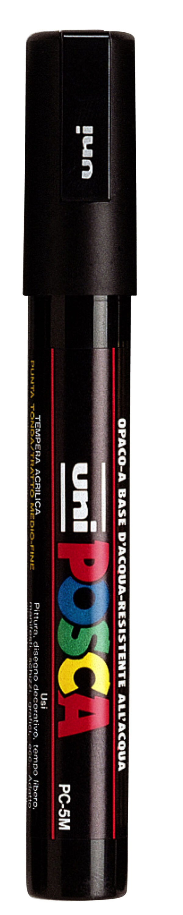 Marcatore Uni Posca Pc5m P Media 1 8 2 5mm Nero Uni Mitsubishi M Pc5m N 4902778916117