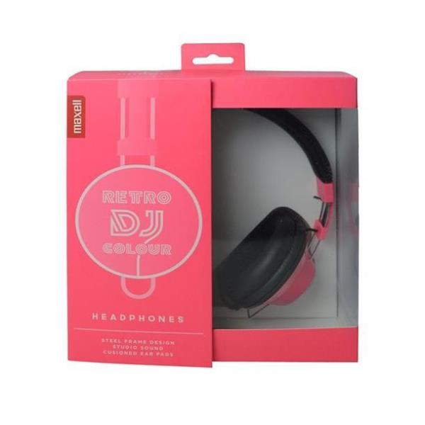 Cuffie Retro Dj Professional Pink Maxell 303713 4902580769321