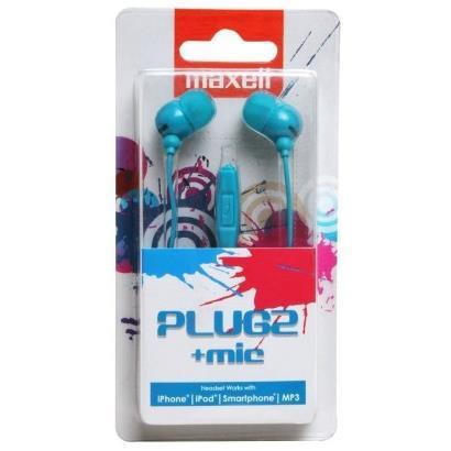 Auricolari Microfono Blue Plugz F Maxell 303761 4902580771959