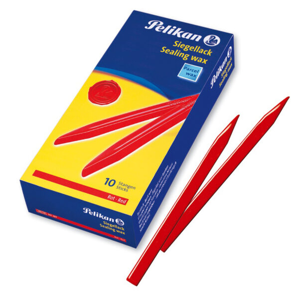 Ceralacca Rossa 4 10 Pelikan 400g Fine per Lettere 10 Stecche 361287 4012700361196