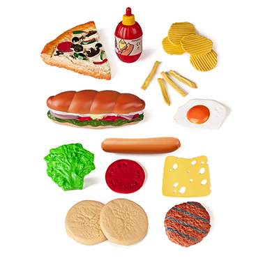 Fast Food in Plastica Ass 19 Pz Miniland 30585 8413082305857