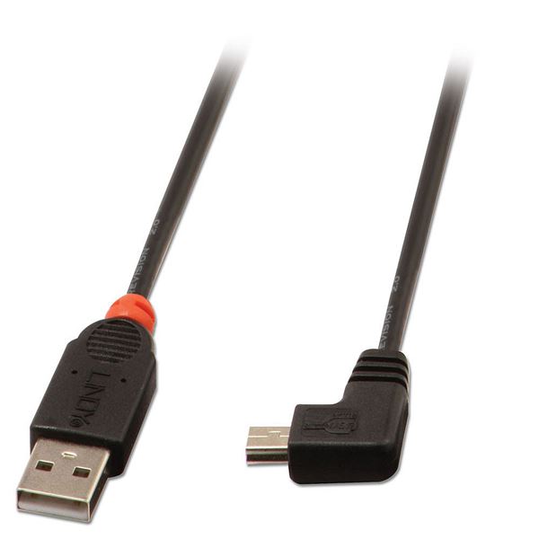 Cavo Usb 2 0 Tipo a Mini B 0 5m Lindy 31970 4002888319706