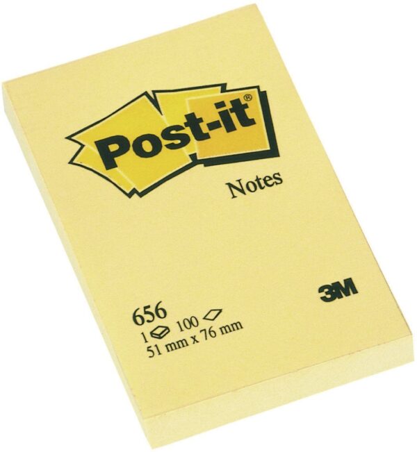 Blocco 100fg Post It Giallo Canary 76x51mm 656 7100172750 3134375014182