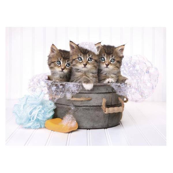 Kittens And Soap 500pz Clementoni 35065 8005125350650