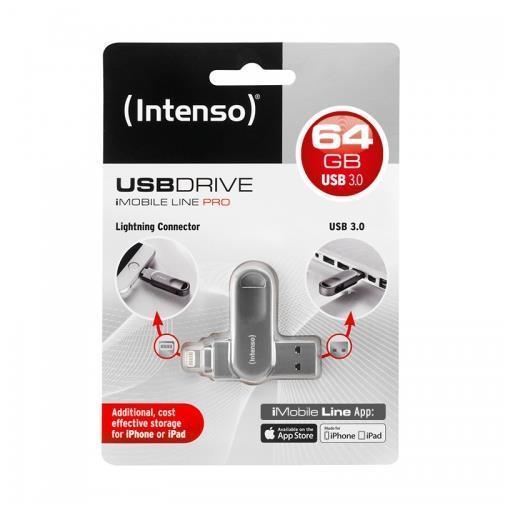 Imobile Line Pro Usb 64gb Intenso 3535590 4034303025763