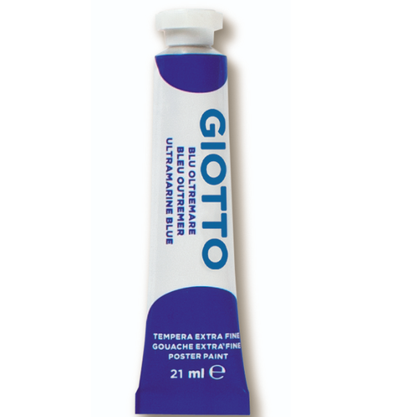 Tub Tempera 21ml Blu Oltrema Giotto 355017 8000825320651